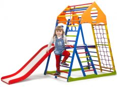 Дитячий спортивний комплекс SportBaby KindWood Color Plus 2